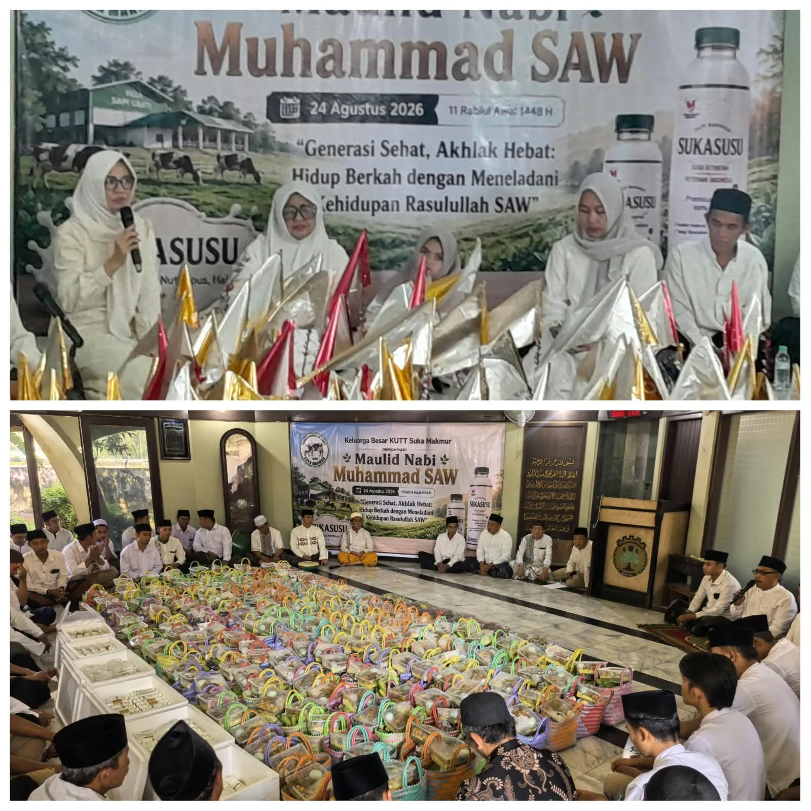 KUTT Suka Makmur Gelar Maulid Nabi Muhammad saw , Mengusung Tema Semangat Generasi Sehat dan Akhlak Hebat