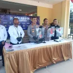 Konferensi Pers Satresnarkoba Polresta Sumenep Berhasil Ungkap Kasus Sabu  dan Tujuh Tersangka di amankan.