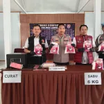 Polres Lamandau Ungkap Dua Kasus Narkotika, Sabu Hampir 6 Kilogram Disita