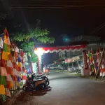 Menjelang HUT RI KE- 81 Warga Komplek.Korpri Berbenah,Pemasangan Bendera Dan Umbul-Umbul