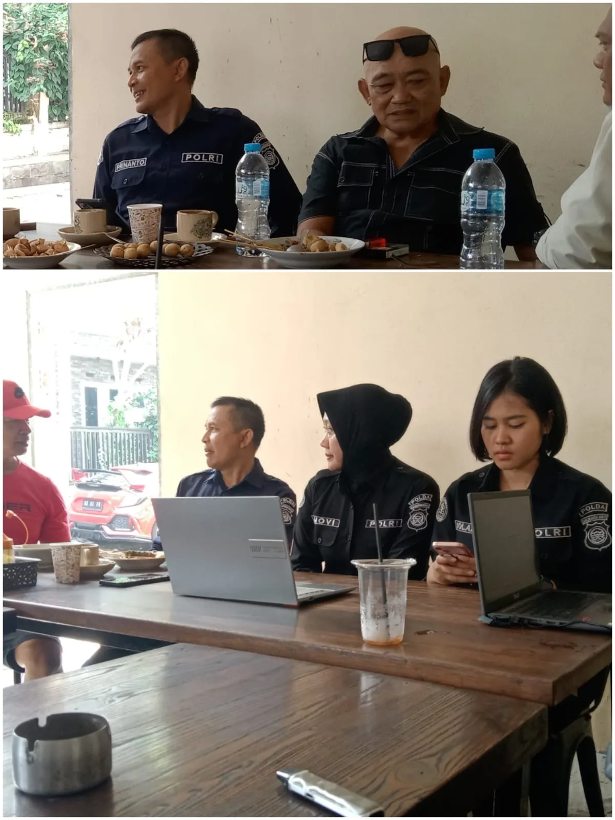 Polda Kalbar Menggelar Acara Ngopi Bareng Bersama Awak Media