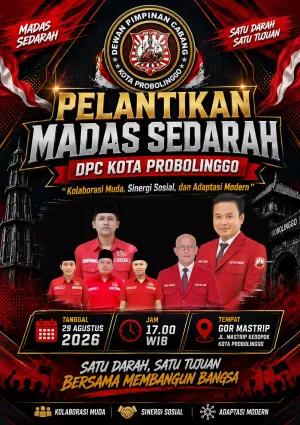 MEGAH! Pelantikan MADAS Sedarah DPC Kota Probolinggo Pecah, MADAS Digital Resmi Diluncurkan