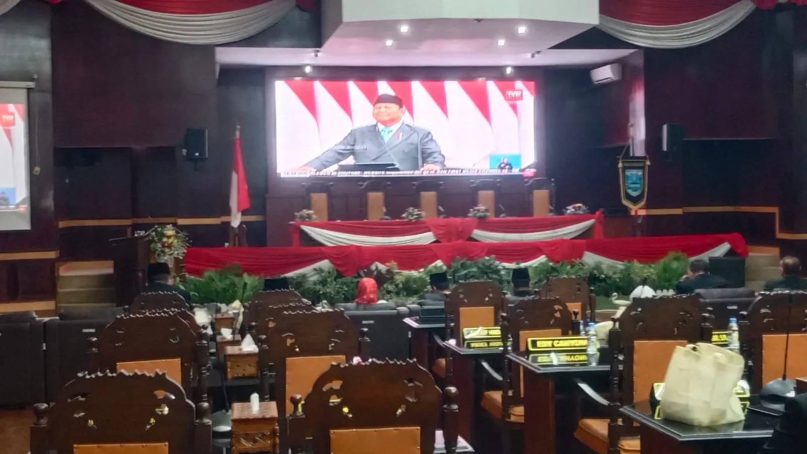 DPRD Kabupaten Probolinggo Gelar Rapat Paripurna Mendengar Pidato Kenegaraan Presiden Prabowo