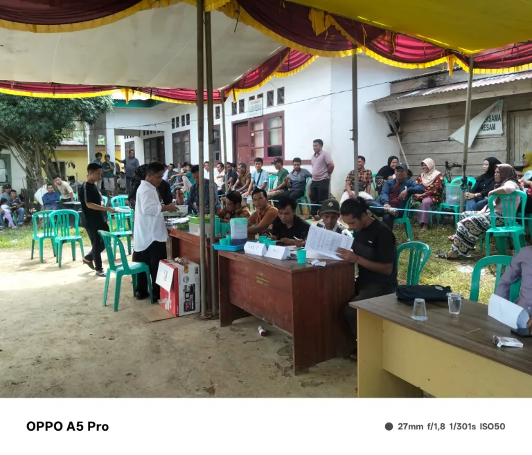 Transparan dan Partisipatif, Pemilihan BPD Desa Lubuk Resam Jadi Contoh Demokrasi Desa