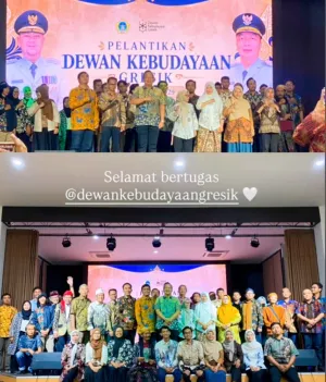 Wabup Gresik Resmi Lantik Pengurus Dewan Kebudayaan Gresik (DKG) Periode 2026-2029