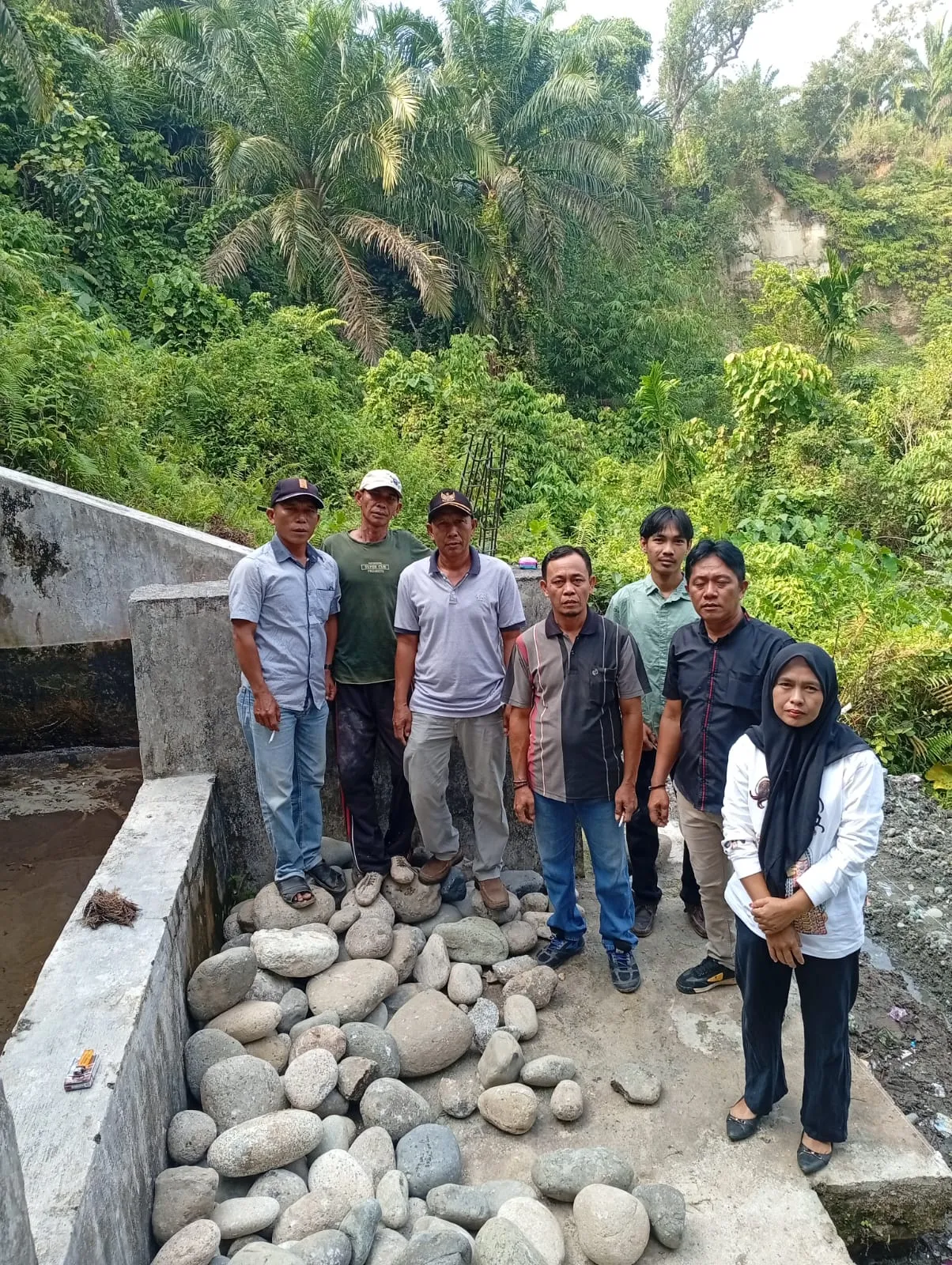 Titik Nol pembangunan Sarana Air Bersih Desa Tanjung Beringin