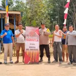 Polsek Manis Mata Bersama PT Bangun Nusa Mandiri Gelar Patroli Gabungan dan Edukasi Masyarakat