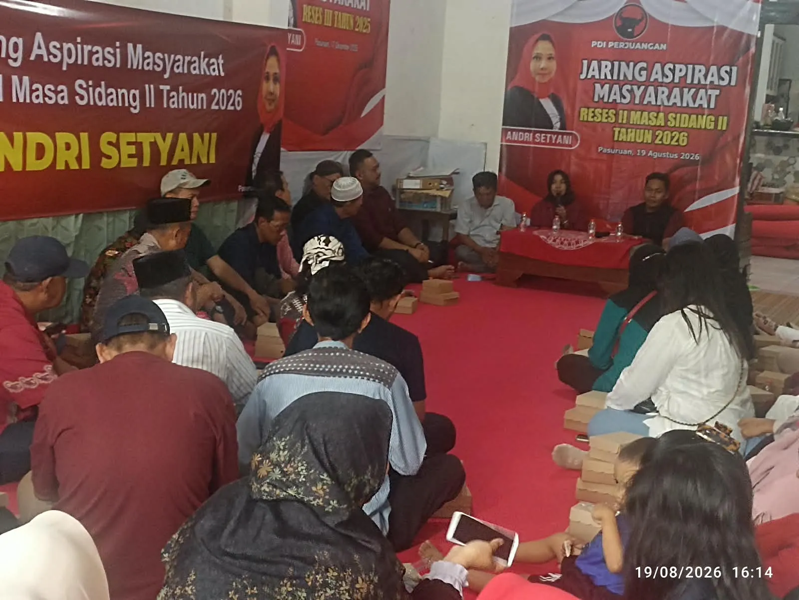 Serap Aspirasi DPRD PDIP Kota Pasuruan Andri Setyani Menggelar Jaring Aspirasi Masyarakat Melalui Reses Masa Sidang II Tahun 2026