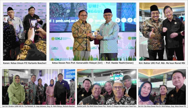 Ketua Umum PJI Hartanto Boechori Support Prof Haedar Nashir