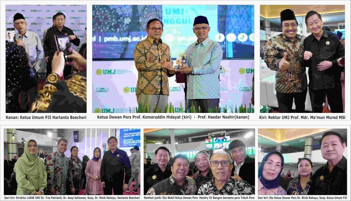 Ketua Umum PJI Hartanto Boechori Support Prof Haedar Nashir