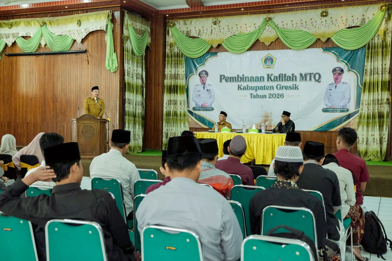 Buka Pembinaan Kafilah MTQ, Wabup Alif Tekankan Akhlak dan Mental Juara