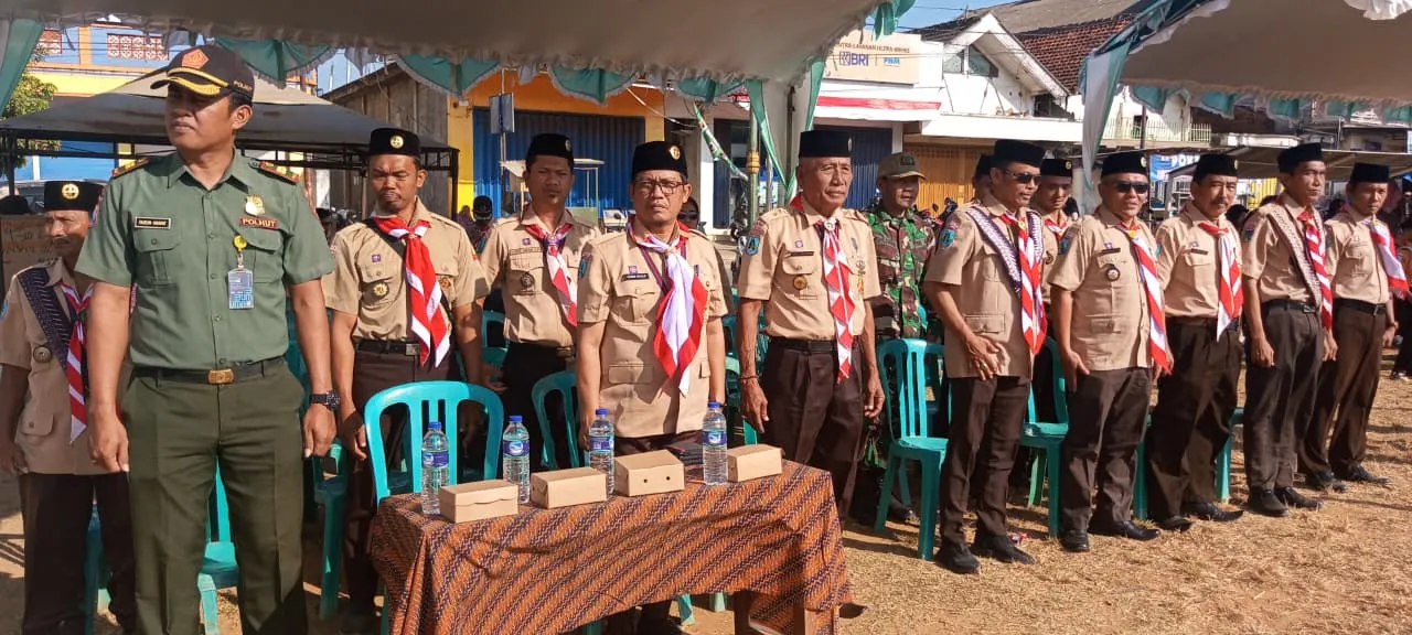 Upacara Hari Pramuka ke-65 di Alun-Alun Arjasa, Kobarkan Semangat Pengabdian dan Persatuan