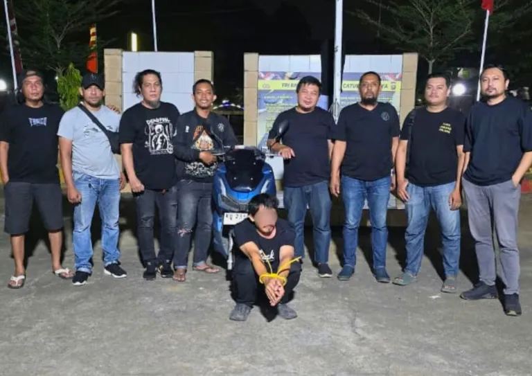 Motor dan Aki Mobil Raib, Pelarian Pelaku Pencurian Berakhir di Kampung Beting