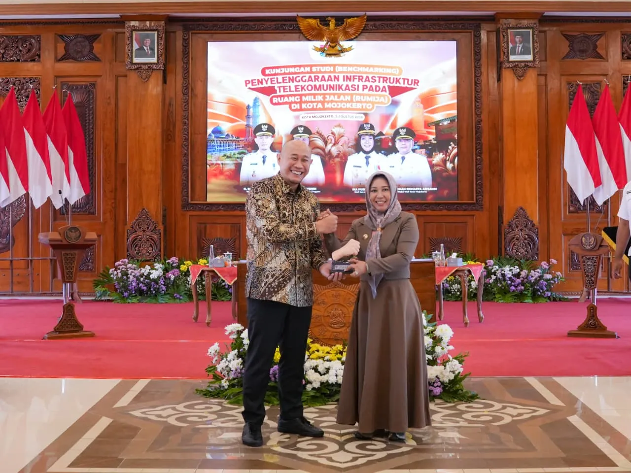Berhasil Optimalkan Pemanfaatan Rumija untuk PAD, Kota Lubuk Linggau Benchmarking di Kota Mojokerto