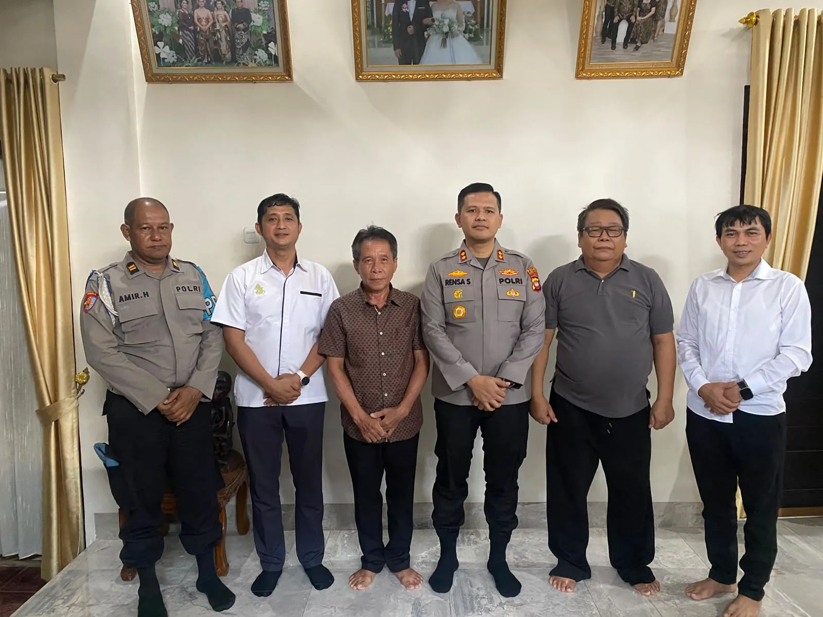 Temui Ketua DAD Kubu Raya, AKBP Rensa Tegaskan Tokoh Adat Pilar Penting Menjaga Kerukunan
