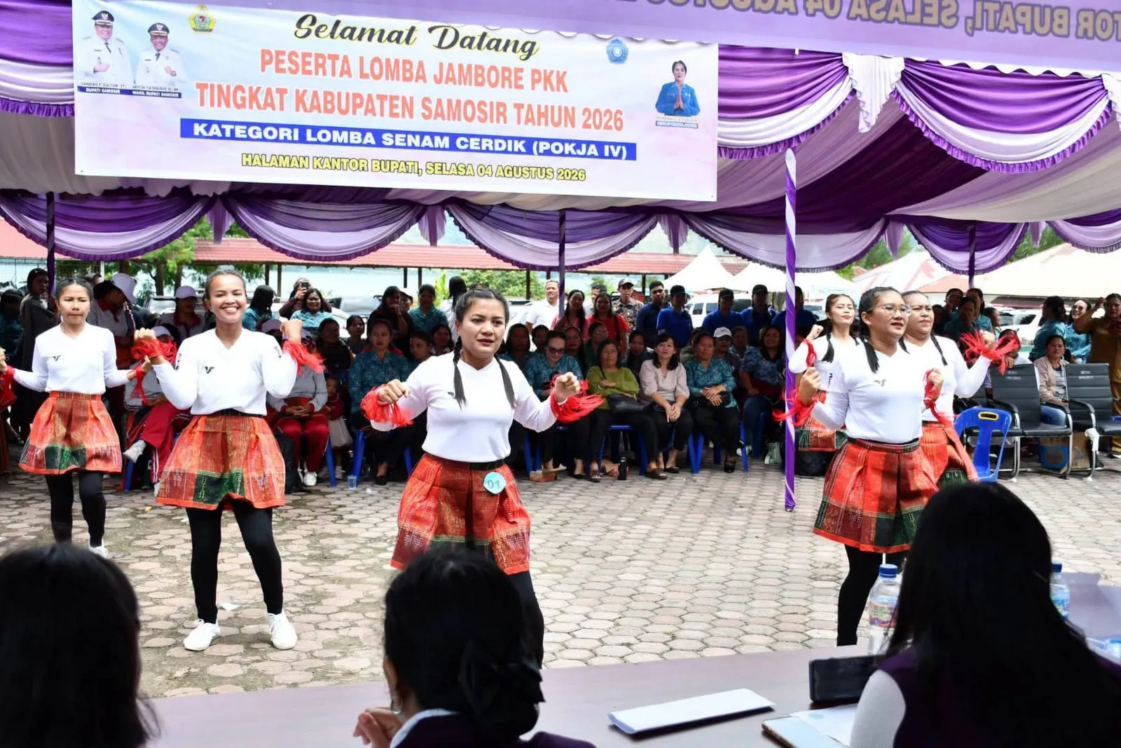 Kader Jambore PKK Meriahkan Dalam Perlombaan Tingkat Kabupaten Samosir