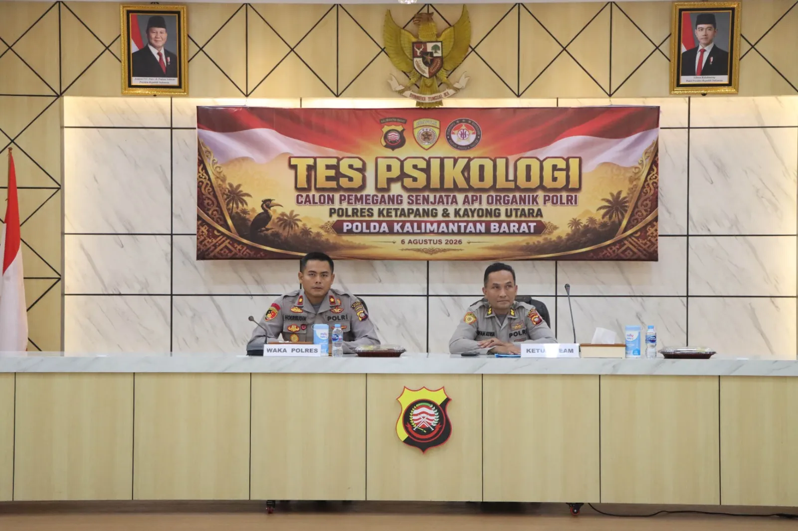 Polres Ketapang Gelar Mapping Dan Tes Psikologi Calon Pemegang Senpi Organik Bersama Bagpsikologi Ro SDM Polda Kalbar