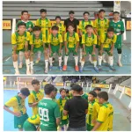 Tim.Futsal.SMPN. 3 Pontianak Juara Pertama. Tim Futsal SMPN.7 Sungai Raya Mendapat Juara Kedua.