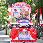 Mensukseskan Hari Kemerdekaan, Karnaval Mobil Hias Organisasi Perangkat Daerah dan Instansi Lainnya se-Kabupaten Samosir Dipamerkan