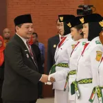 76 Paskibraka Kota Mojokerto Dikukuhkan, Diminta Jadi Teladan Generasi Muda