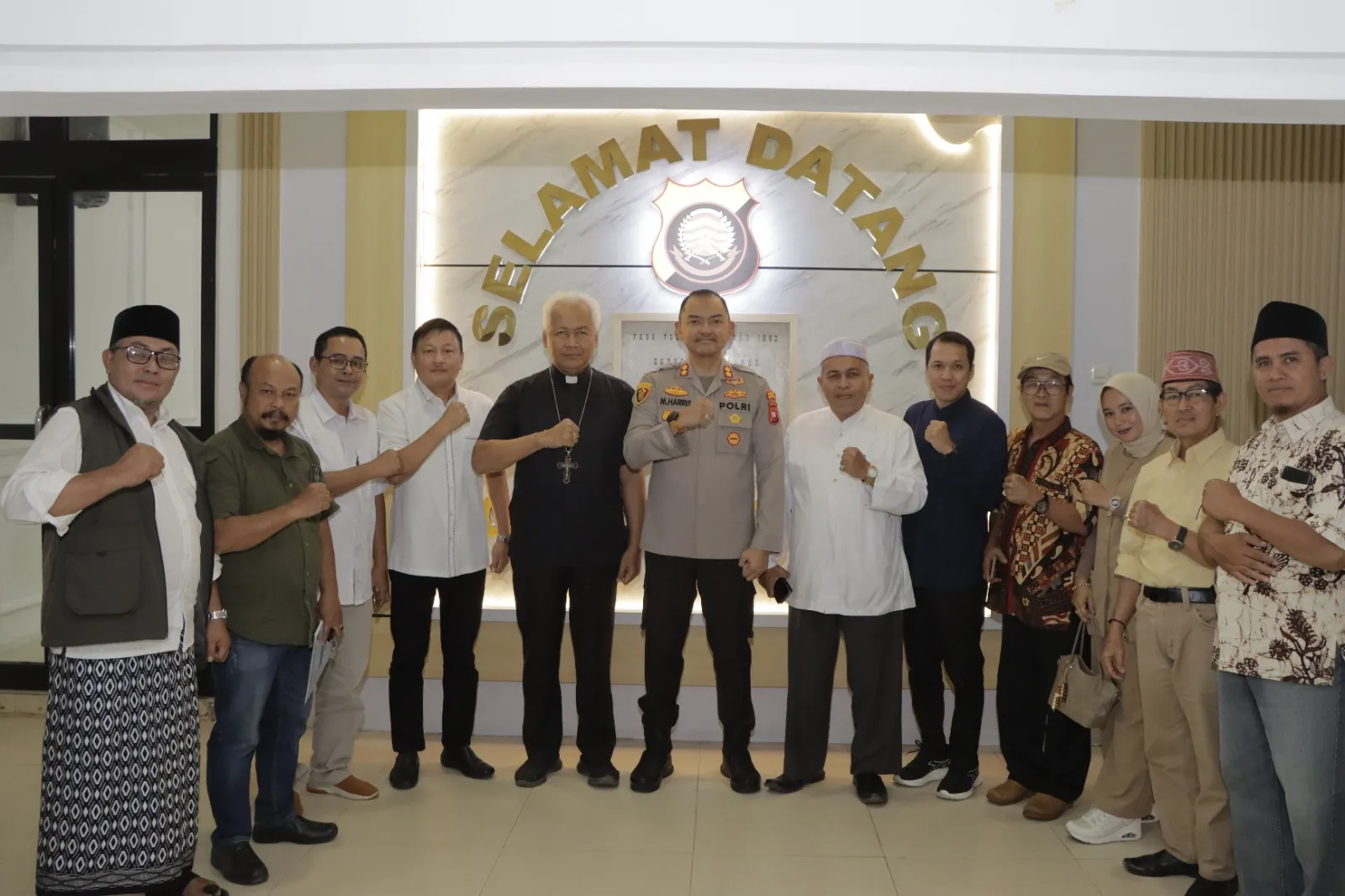 Kapolres Ketapang Terima Kunjungan Silaturahmi Para Tokoh Agama di Mapolres Ketapang