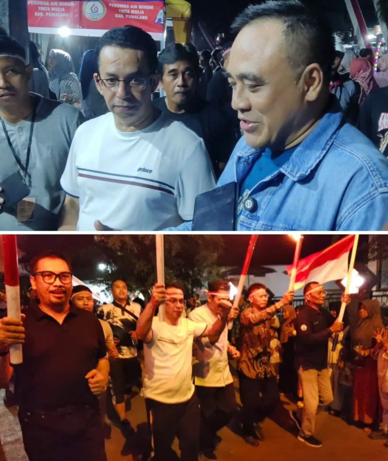 Plt Bupati Nurkholes Dan Rizal Bawazir Membuka Lomba Estafet Obor Comal 2026