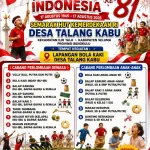 Warga Desa Talang Kabu Gelar Lomba 17 Agustus HUT RI ke-81 dengan Penuh Meriah