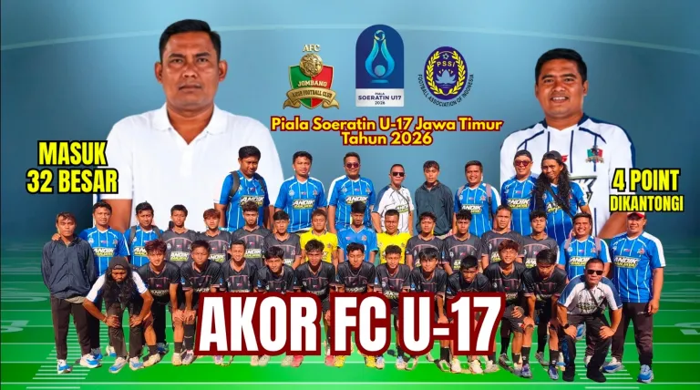 AKOR FC U-17 Tembus Babak 32 Besar Piala Soeratin Jatim U17 2026 Usai Tahan Imbang PERSEKAM METRO MALANG