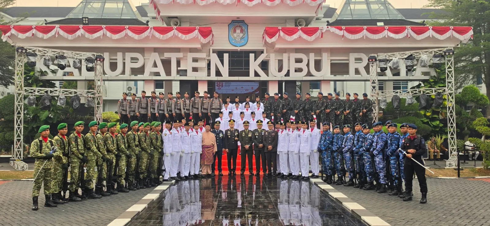 Upacara HUT ke-81 RI di Kubu Raya, Kapolres Rensa Dorong Pembangunan Daerah hingga Kancah Internasional