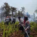 Polres Ketapang Intensif Tangani Karhutla di Muara Pawan