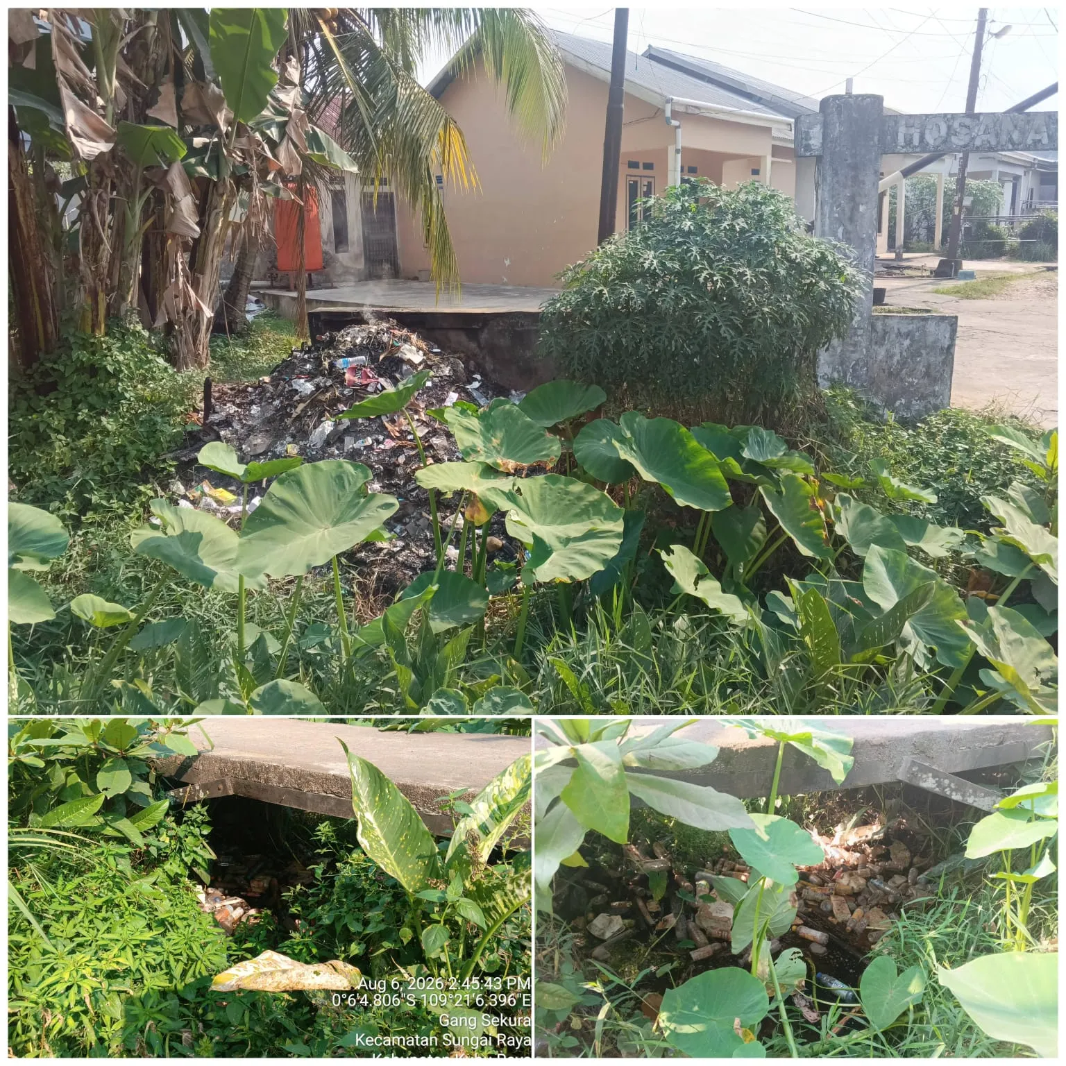 Diharap Kesadaran Warga RT.013/RW.07 Untuk Tidak Membuang Sampah Dipinggir Parit.