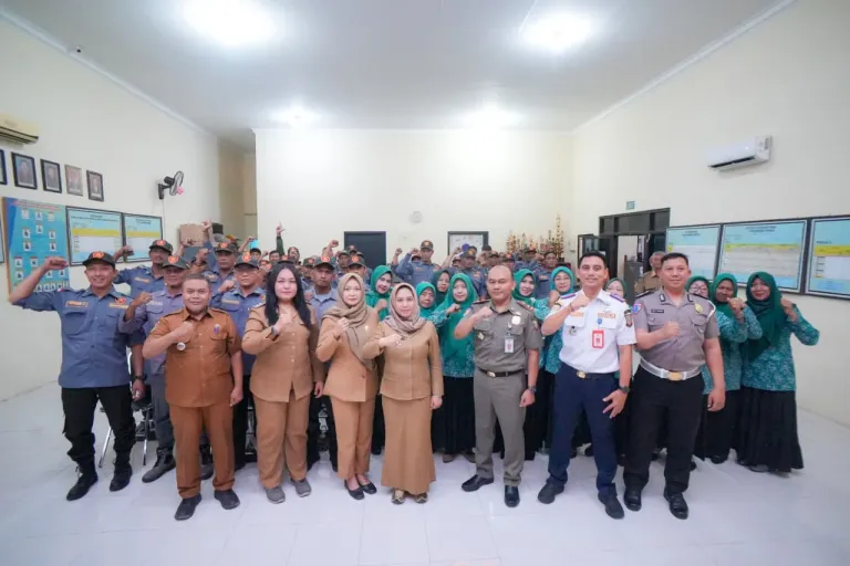 Sinergi Linmas dan Warga Diperkuat untuk Wujudkan Lalu Lintas Tertib dan Aman di Kota Mojokerto