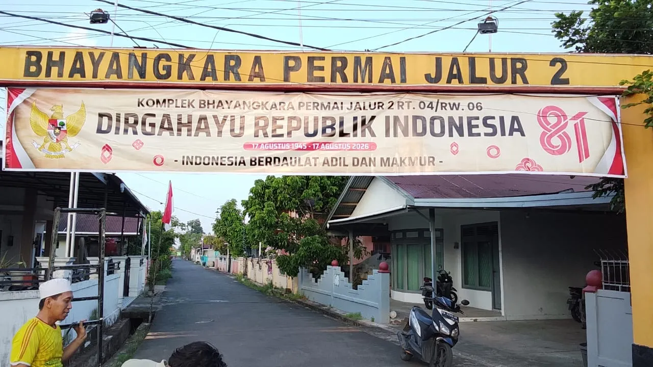 Melirik Kegiatan HUT RI Ke-81 Dikomplek Bhayangkara Permai Jalur II. RT.04/ RW.06.