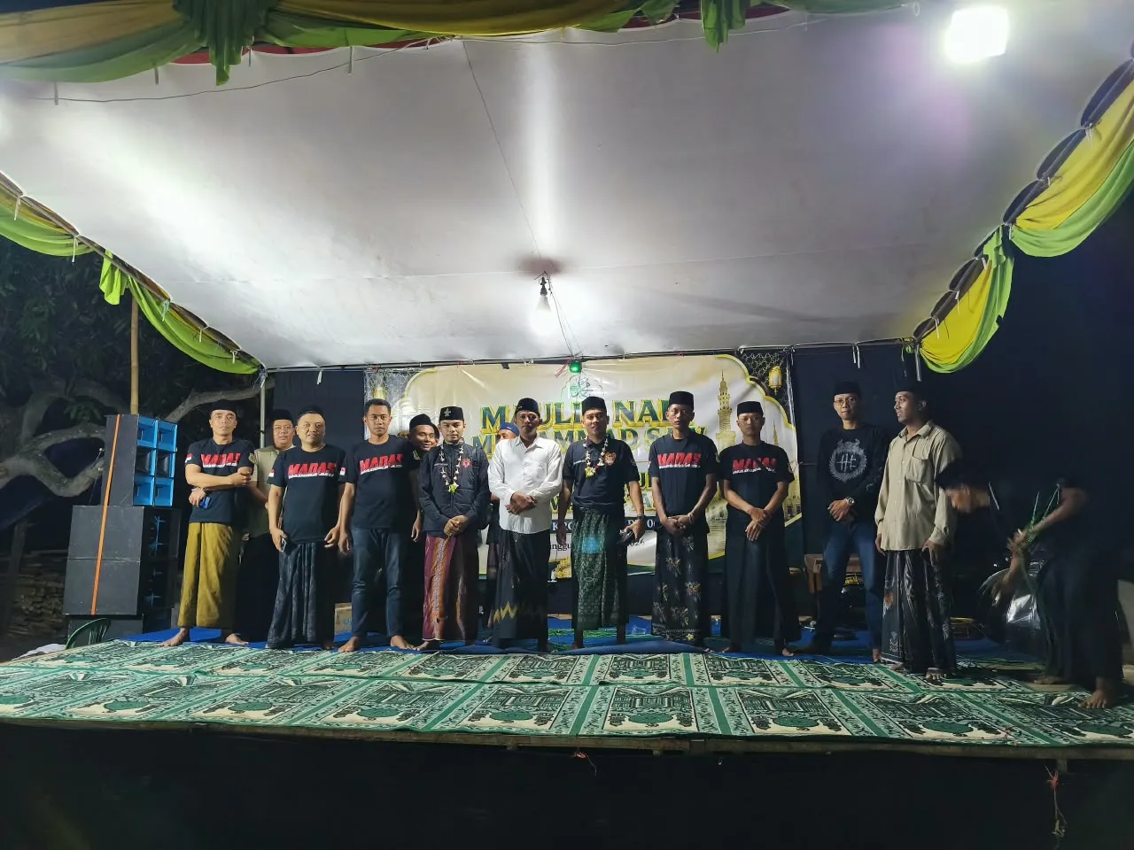 MADAS (Madura Asli Daerah Anak Serumpun) DPC Probolinggo Raya dan DPAC Kraksaan Hadiri Giat Maulid Nabi 1448 H, HUT Majelis At Taslim ke-8 dan Selamatan Pembangunan Masjid Jami’ Raudlatul Jannah