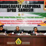 Bupati Samosir Sampaikan Nota Pengantar P-KUA dan P-PPAS 2026, PAD  Bertambah Rp. 71 Miliar