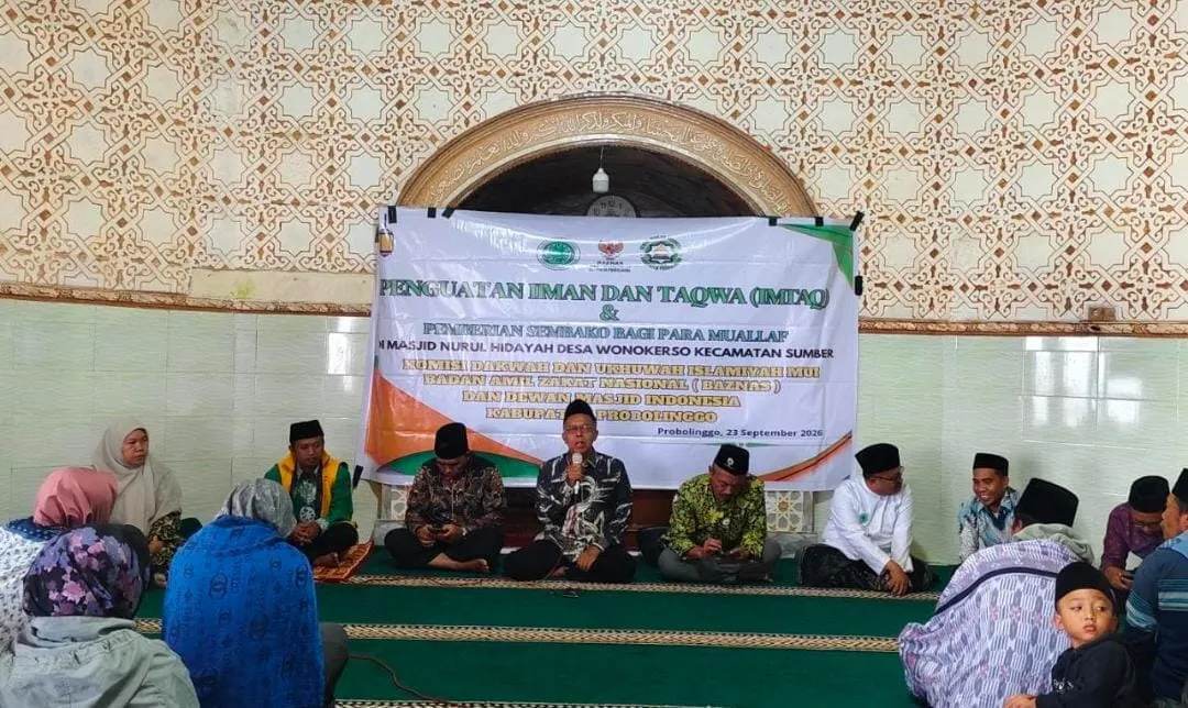 Baznas Kabupaten Probolinggo Perkuat Pembinaan Muallaf di Desa Wonokerso