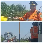 Dedikasi Tanpa Sorotan, Misnari Setia Menjaga Perlintasan dengan Penuh Keiklasan