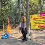 Respon Cepat Aduan Masyarakat, Polres Kediri Bongkar Arena Sabung Ayam di Plosorejo
