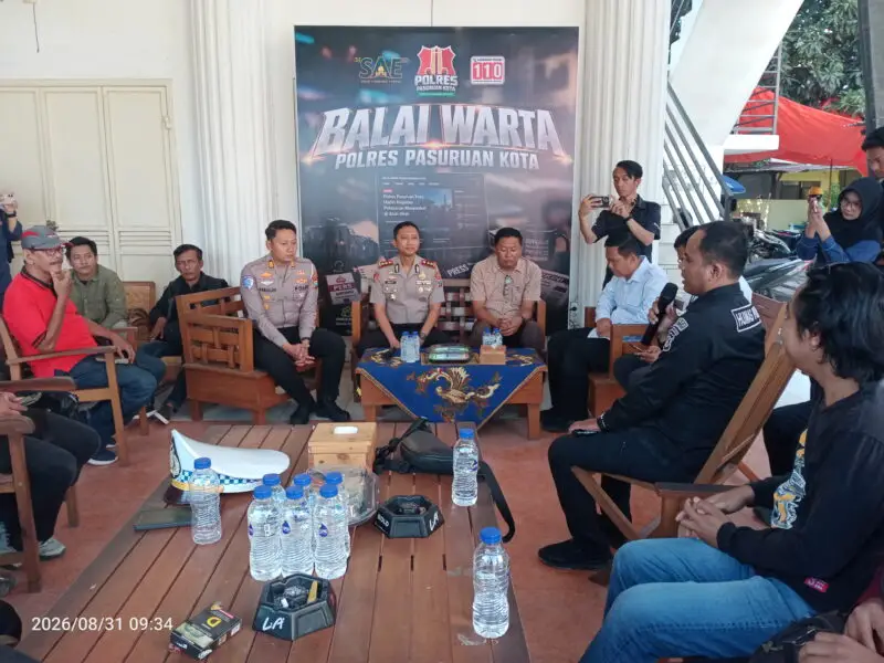 Siap Bersinergi Dengan Polres Pasuruan Kota Untuk Jaga Kamtibmas Dunia Digital