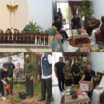 Kajati Kalbar Pimpin Ziarah Ke Taman Makam Pahlawan, dan Tanam 500 Pohon Bakti Sosial