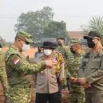 Dampingi Pangdam XII/Tanjungpura, Kapolres Ketapang Tinjau Karhutla dan Ketersediaan Air Warga