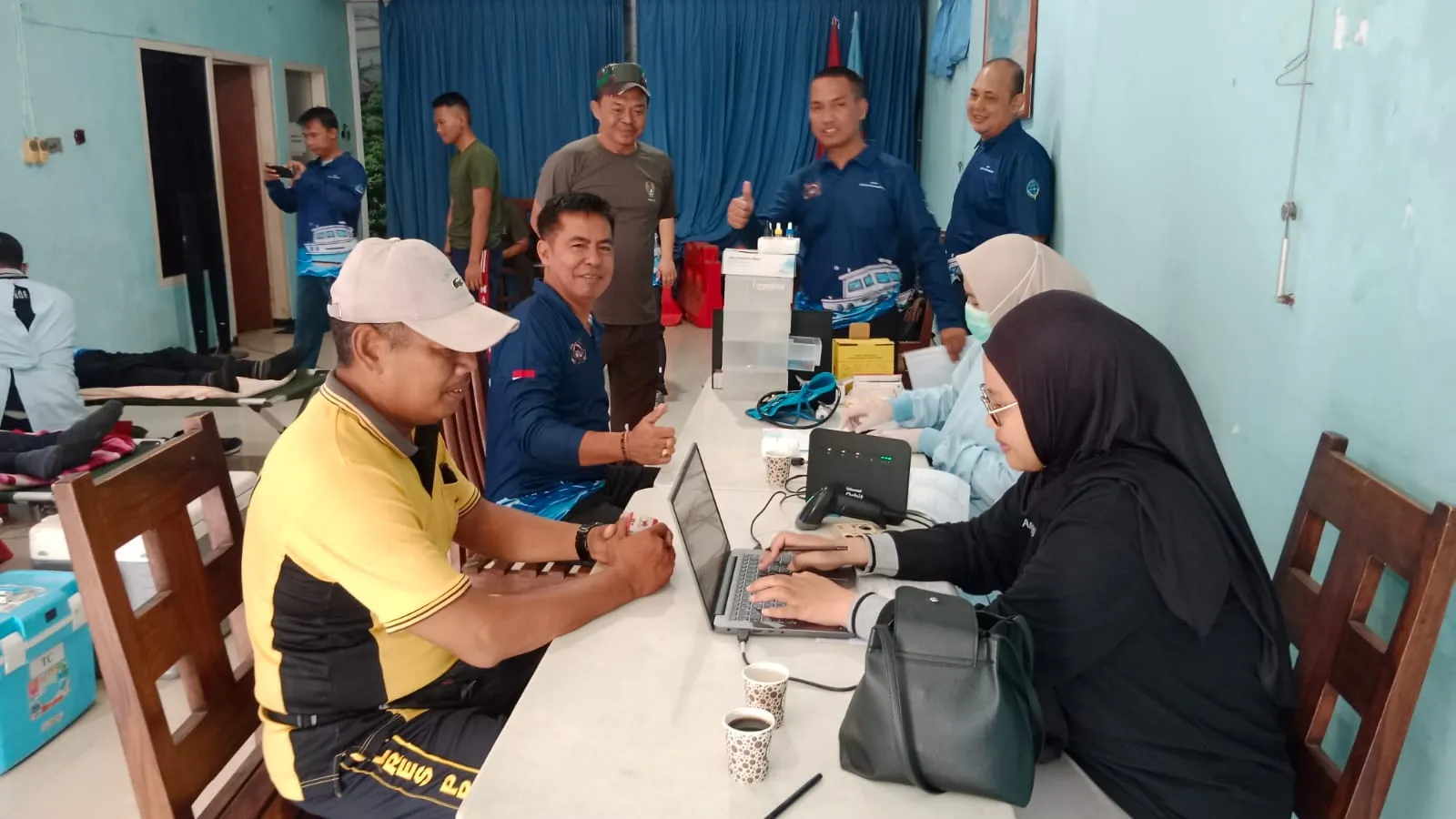 Peringati Hari Perhubungan ke-55, KSOP Probolinggo Gelar Senam dan Donor Darah