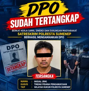 Polsek Batuputih Ungkap Kasus Penganiayaan, Buronan DPO Diamankan dan Dilimpahkan ke Satreskrim Polresta Sumenep