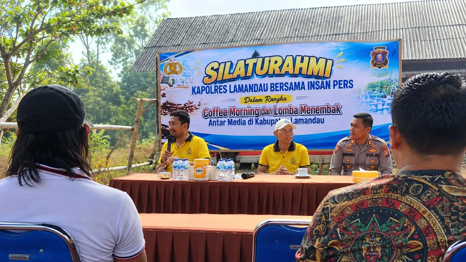 Lomba Menembak, Kapolres Lamandau Jalin Keakraban dengan Insan Pers