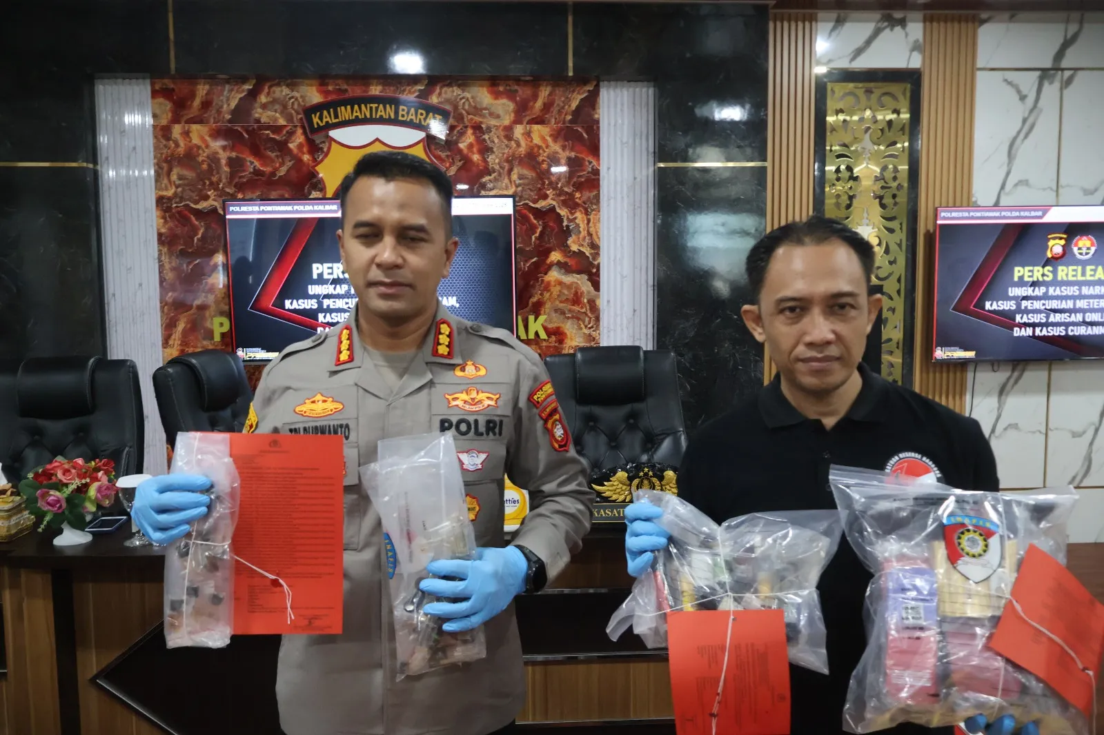 Kinerja Polresta Pontianak Patut Diapresiasi Ungkap ,77,93 Gram Sabu dan 169 Ekstasi