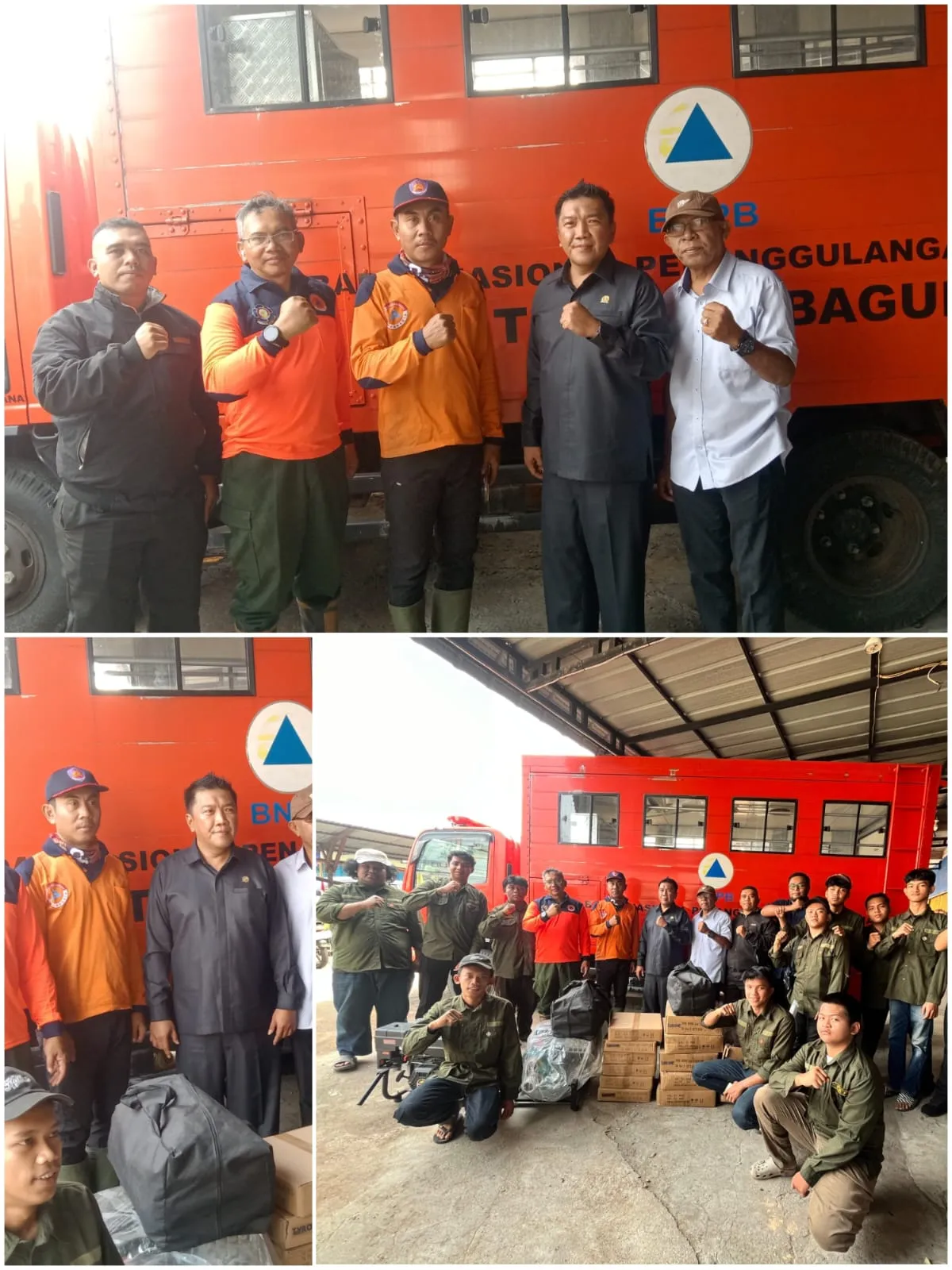 Pemda Kubu  Raya Melalui BPBD Kubu Raya Serahkan Hibah Mesin Pemadam Kebakaran Ke Yayasan Formaslidam