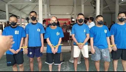 Mapolres Lamandau Musnahkan 7,2 Kilogram Jenis Sabu dan Puluhan Pil Inex