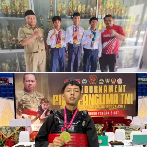 Atlit Pencak Silat RGP Fighter Club Jadi Juara Boyong Emas Piala Panglima 2026