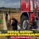 Semarak Hari Perhubungan Nasional 2026, UPBU Sugimanuru Gelar Aksi “Gerak Bersih”