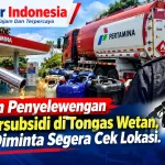 Permainan BBM Bersubsidi di Tongas Wetan, Warga Minta Penegak Hukum Turun Tangan